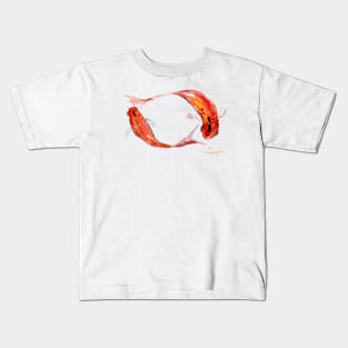 Ying and Yang Feng Shui Koi Kids T-Shirt